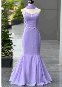 LAVENDER 90'S FISHCUT LEHENGA SET