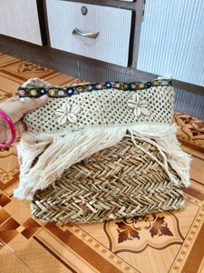 Bohemian Macrame Fringe Crossbody Bag