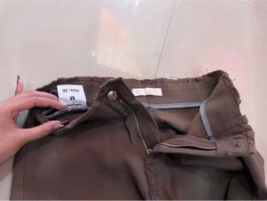 Flared Brown Pants