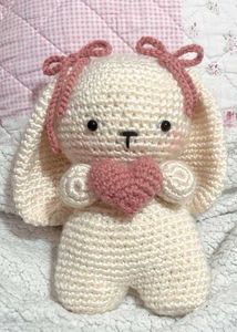 Handmade Crocheted Bunny Plush