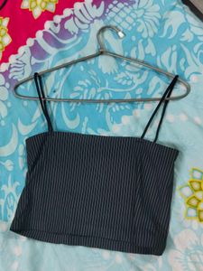striped Crop Top/Bra
