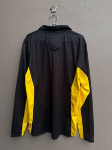 New Balance Long Sleeve Black Yellow Shirt