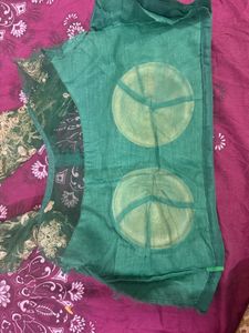 Green Embellished Blouse