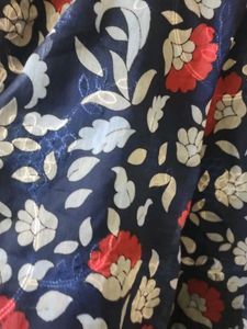 Floral Print  stitched Kurta