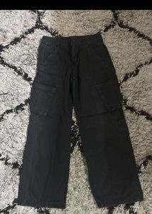 Stylish Black Cargo Pants