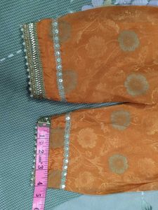 Orange Kurta Set