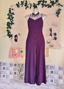 Boho Stripe Jumpsuit
