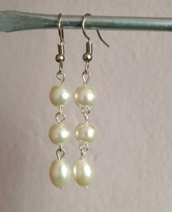 Elegant Faux Pearl Drop Earrings
