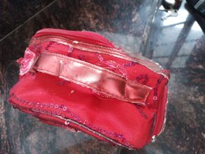 Hand Purse And MAKEUP Kit