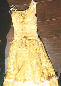 Sparkling Yellow Dress