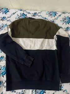 Men's Colorblock Pullover Sweatshirt