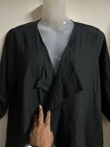 Black Waterfall Cardigan