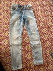 Kids Light Wash Distressed Jeans