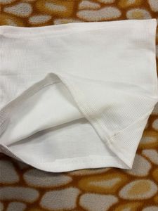 White Ribbed Tube Top