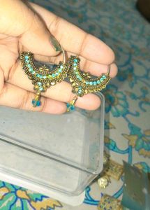Stylish Oxidised &amp; Golden Earrings Combo