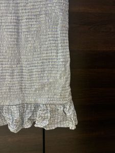 Gingham Puff Sleeve Dress