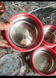 Vintage Floral Insulated Tiffin Carrier