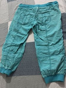 Teal Casual Pants