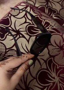 Solid Retro Black Sunglasses