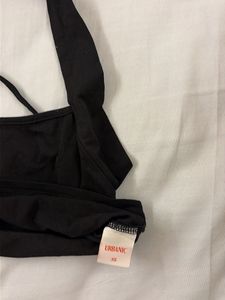 Black Crop Tank Top