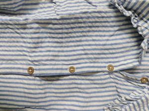 Blue Striped Top