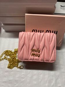 Pink Quilted Chain Bag