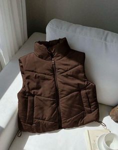 Brown Puffer Vest