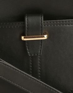 Black Round Crossbody Bag - Sustainable