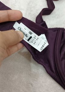 Plum Lace Full Coverage Bra...30G