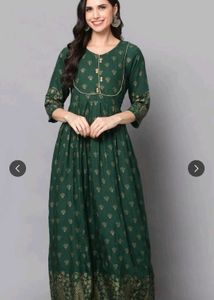 Beautiful Green Ethnic Gown