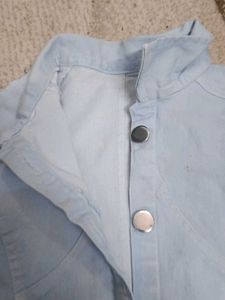 Light Blue Denim Mini Dress