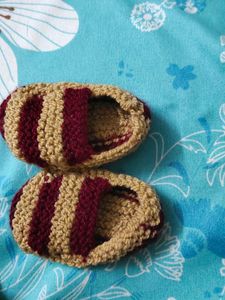 Handmade Knit Baby Sandals