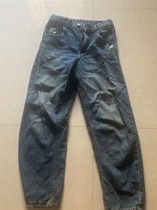 Distressed Blue Denim Jeans