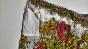 Floral Print saree with blouse