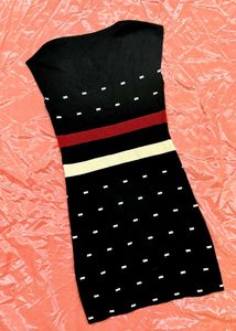 Chic Black Bodycon Mini Dress