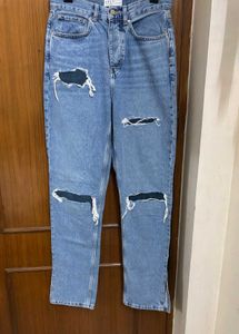 Primark Light Wash Ripped Jeans