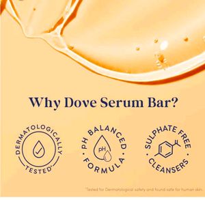 Dove Serum Bar Sandal Glow Soap - 3 Bars