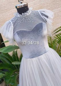 Stunning Blue &amp; Grey Gown