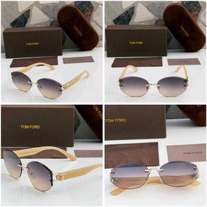 Tom Ford Sunglasses - Rimless Oval Gradient