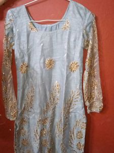 Embellished party wear full dress