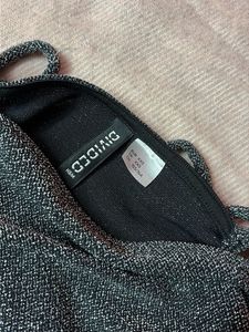 Sparkly Ruched Mini Dress
