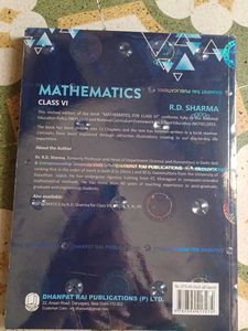 Mathematics Class VI by R.D. Sharma