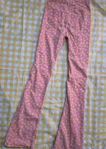 Cute Summer Peach Color Denim