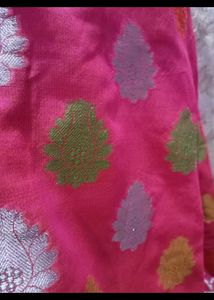 Pink Banarasi Silk Lehenga
