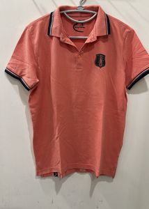 Men's Coral Polo T-Shirt