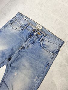 Jack&Jones Light Wash Distressed Jeans