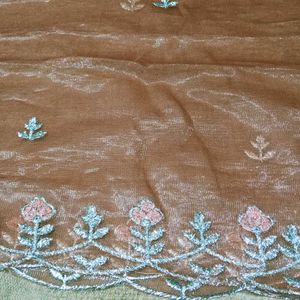 Heavy Embroidery Work Unstitched Suit