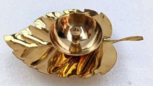 🪔Brass Leaf Diya