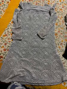 Stylish Printed Long Sleeve Dress