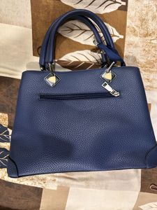 Chic Navy Blue Handbag